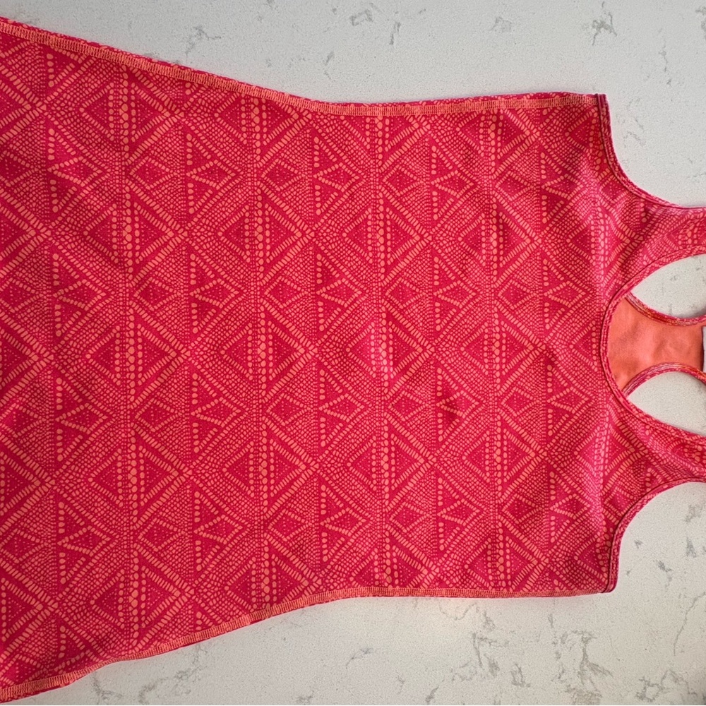 Active Kids Racerback Tank Top - Pink/Coral - Picture 2 of 2